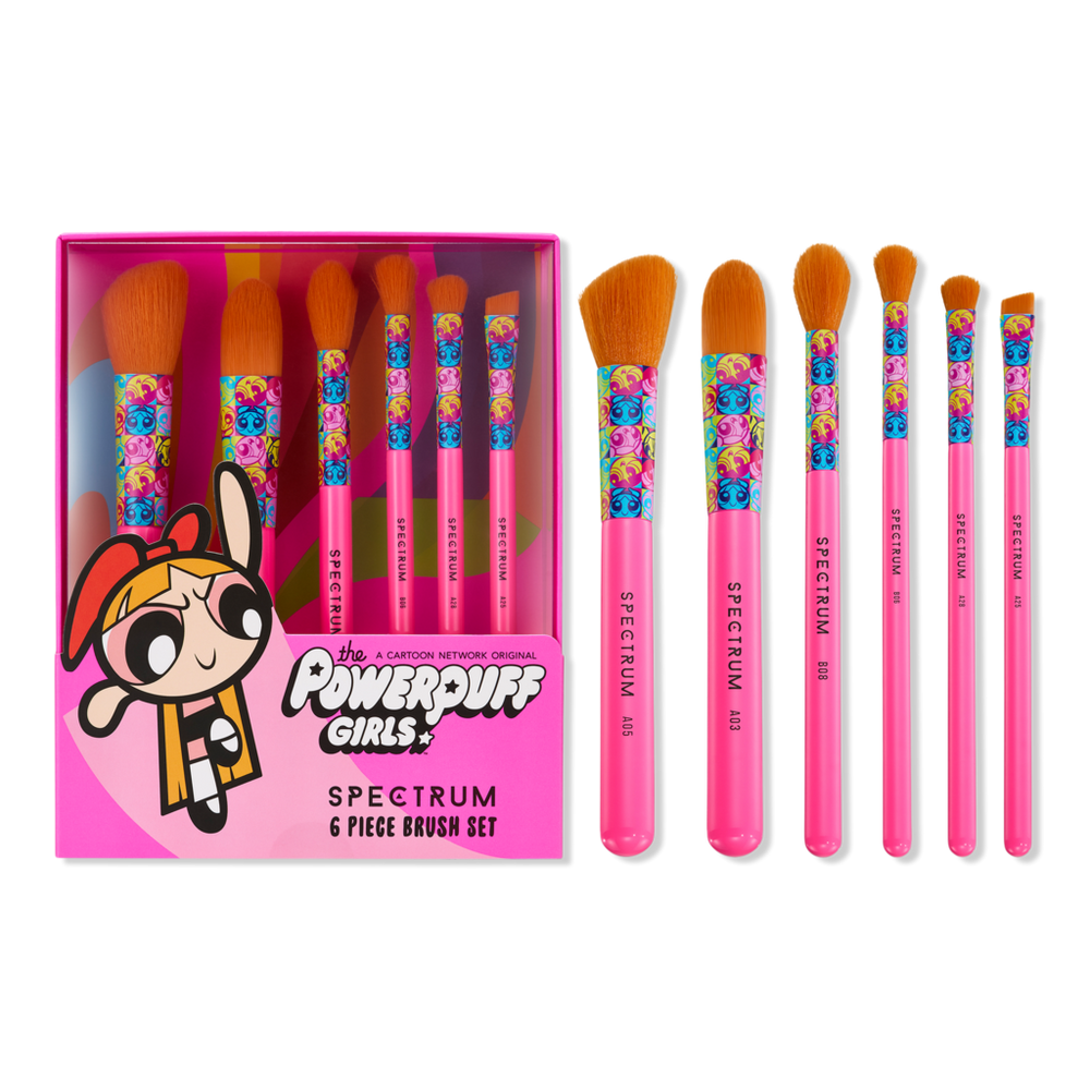 Spectrum The Powerpuff Girls Blossom 6-Piece Makeup Brush Set