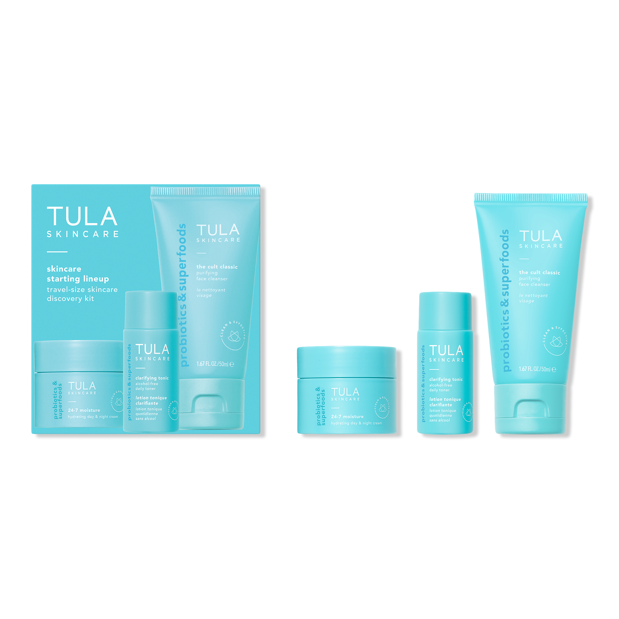 TULA Skincare Starting Lineup Travel-Size Skincare Discovery Kit #1