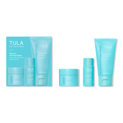 TULA Skincare Starting Lineup Travel-Size Skincare Discovery Kit