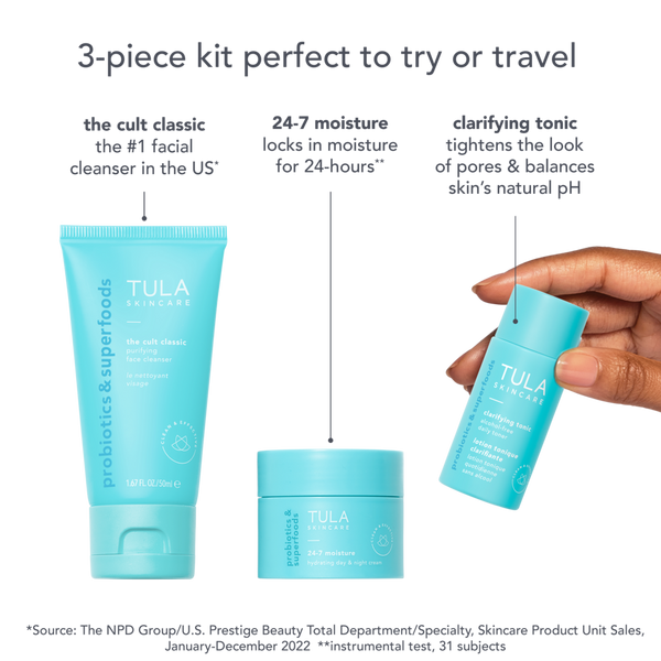 TULA Skincare Starting Lineup Travel-Size Skincare Discovery Kit #6