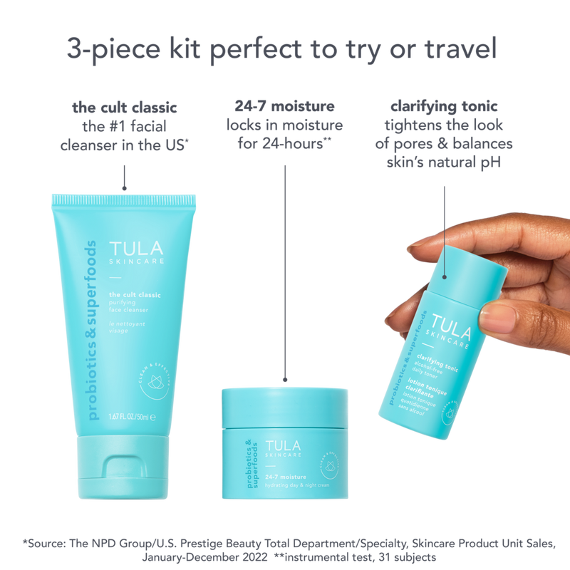 TULA - Skincare Starting Lineup Travel-Size Skincare Discovery Kit