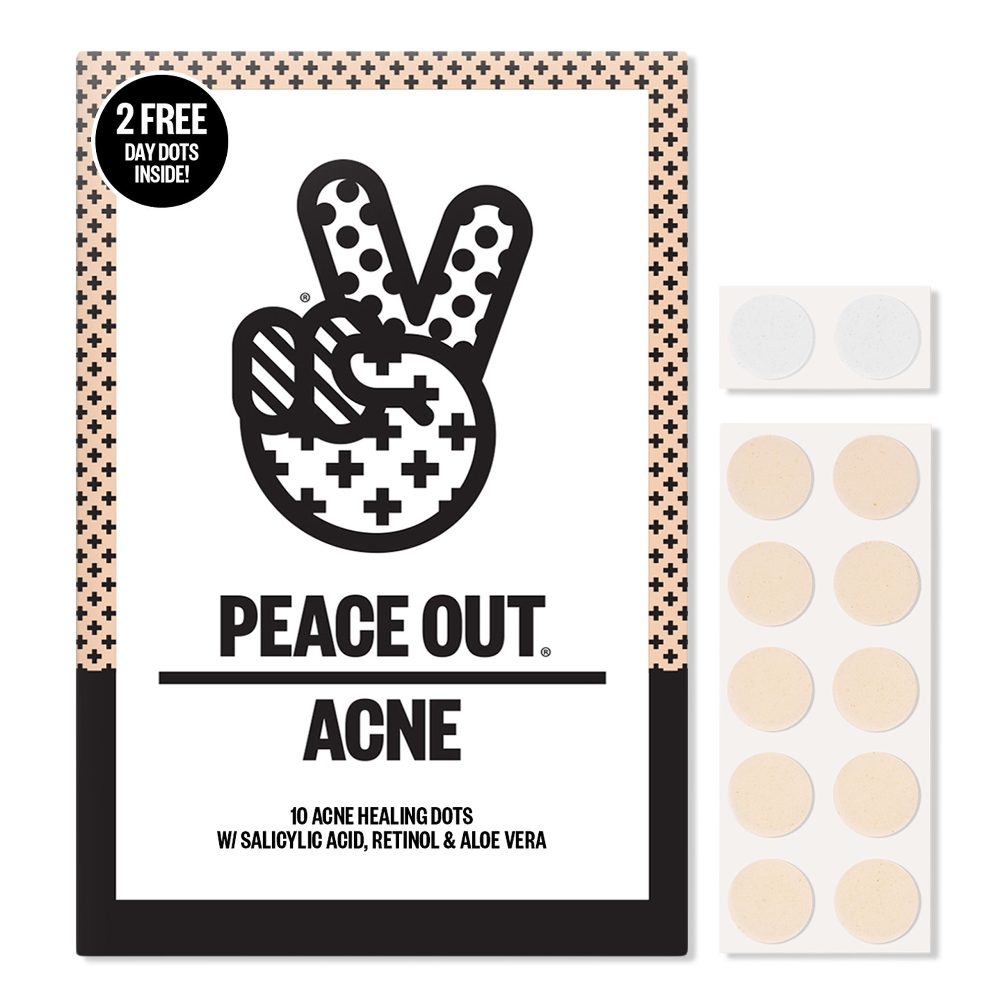 Peace Out Travel Size Salicylic Acid Acne Healing Dots #1