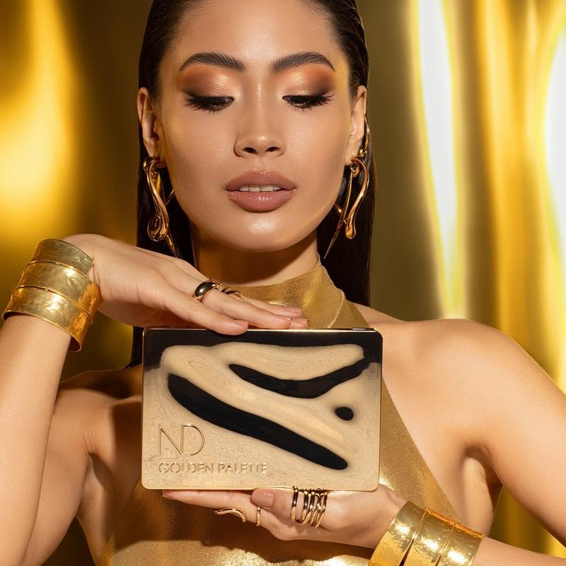 ND GOLDEN PALETTE アイシャドウパレット Golden Palette – 15‑Shade Metallic & Matte Gold | Natasha Denona