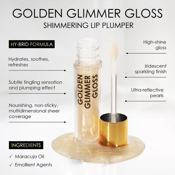 NATASHA DENONA Golden Glimmer Gloss Shimmering Lip Plumper #6