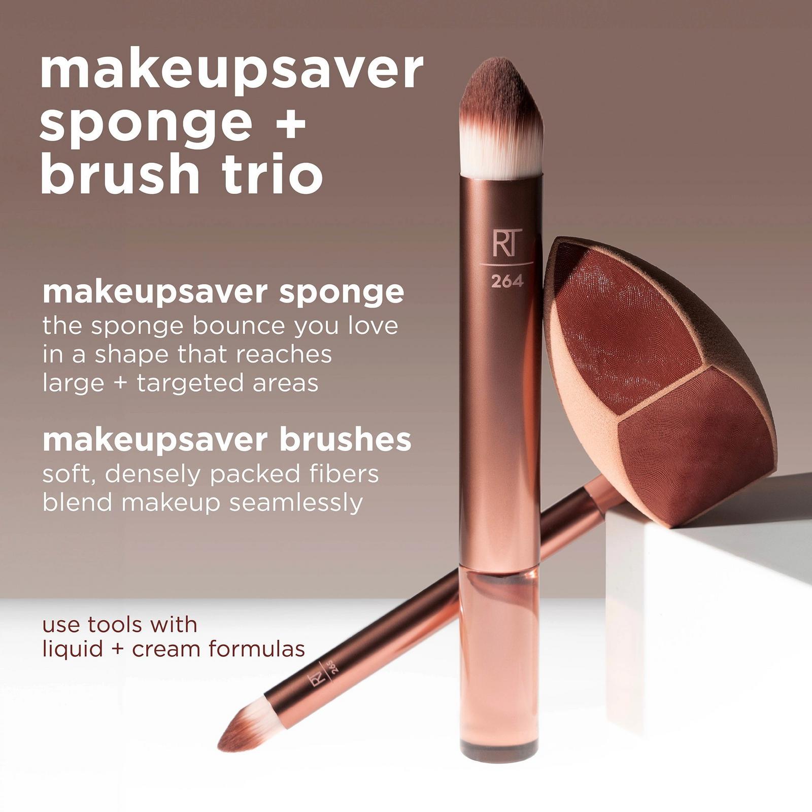 Makeupsaver Blending Sponge + Makeup Brush Trio