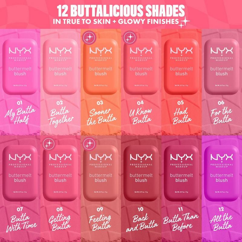 NYX Professional Makeup Buttermelt Pressed Powder Blush #9