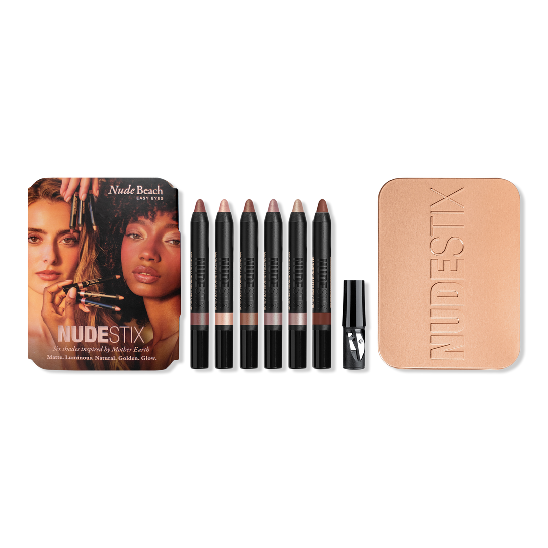 Nude Beach 6-Piece Eye Pencil Kit - NUDESTIX | Ulta Beauty