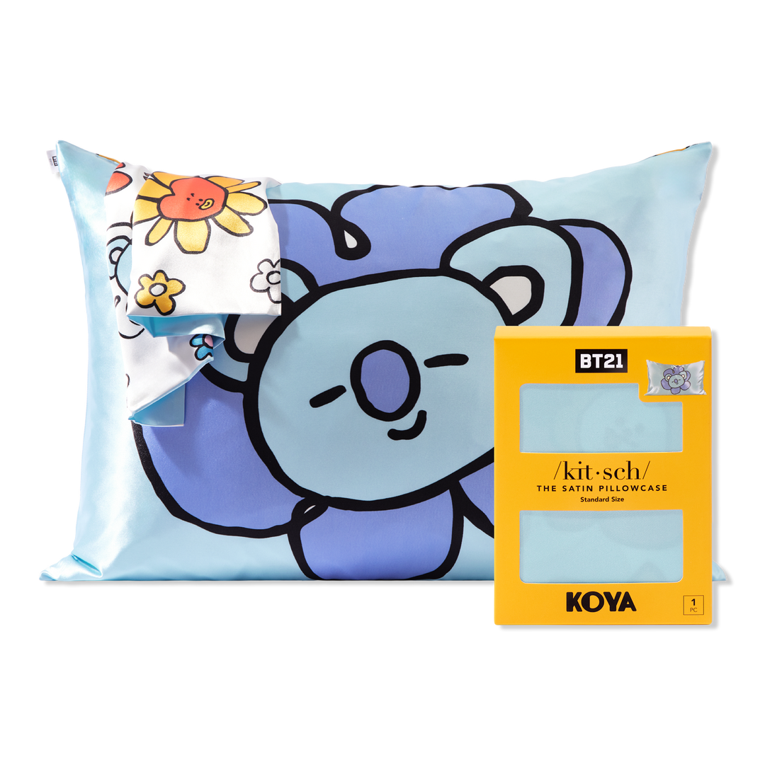 Kitsch BT21 x Kitsch Satin Pillowcase Standard - Koya #1