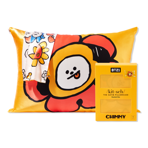 BT21 x Kitsch Satin Pillowcase Standard Chimmy Kitsch Ulta Beauty