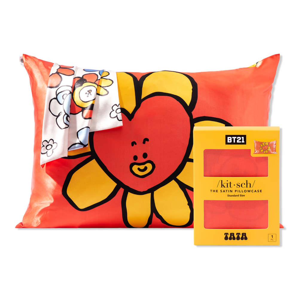 Kitsch Bt21 X  Satin Pillowcase Standard - Tata