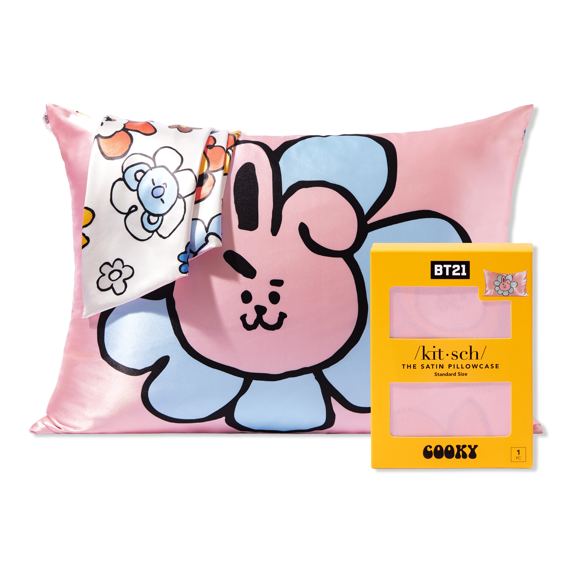 Kitsch BT21 x Kitsch Satin Pillowcase Standard #1