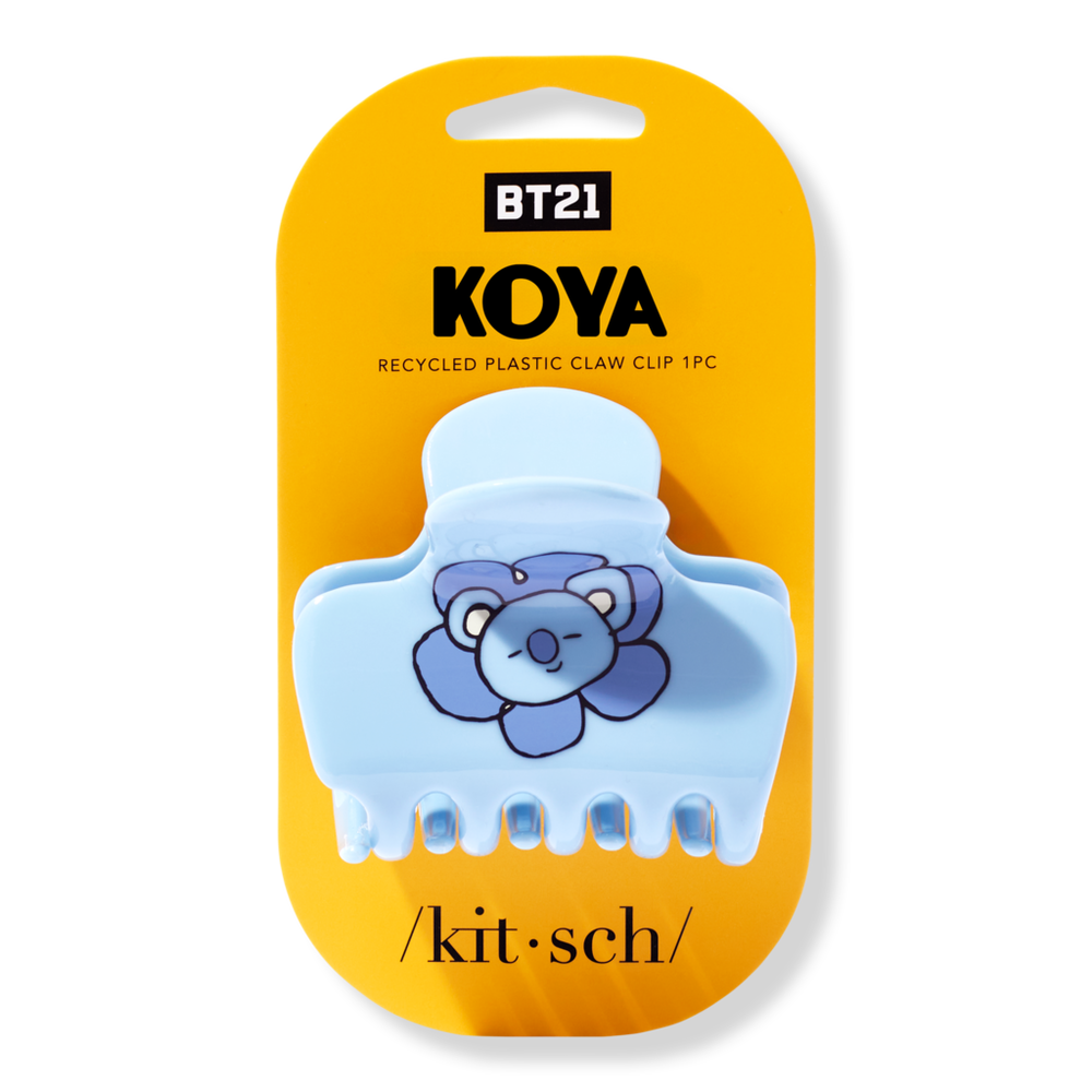 BT21 x Kitsch Recycled Plastic Puffy Claw Clip - Koya