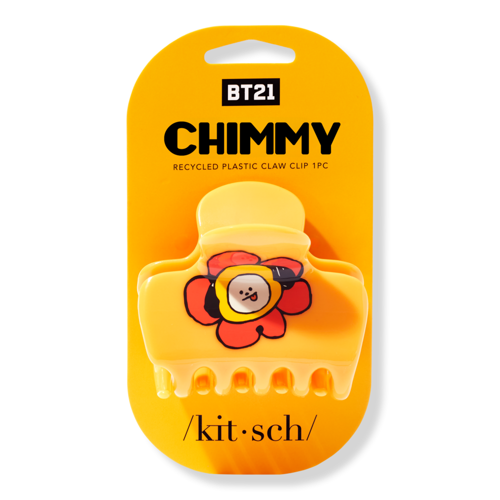 BT21 x Kitsch Recycled Plastic Puffy Claw Clip - Chimmy