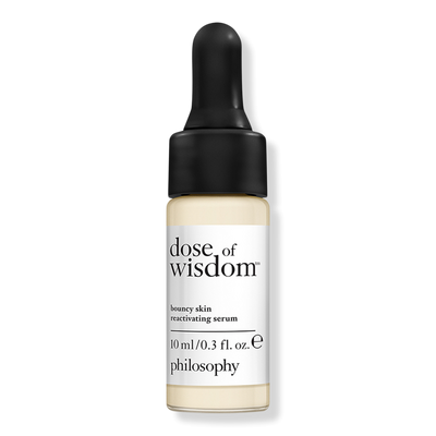 Philosophy Free Dose of Wisdom Serum sample with $75 Philosophy Skincare purchase Free Dose of Wisdom Serum sample with $75 Philosophy Skincare purchase