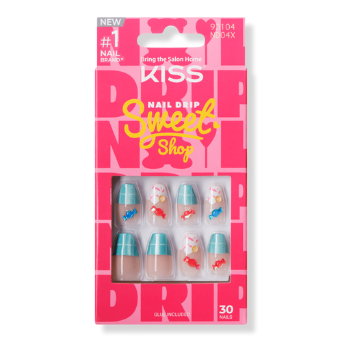 Nail Drip Glue-On Nails Sweet Shop Collection - Kiss - Ulta Beauty