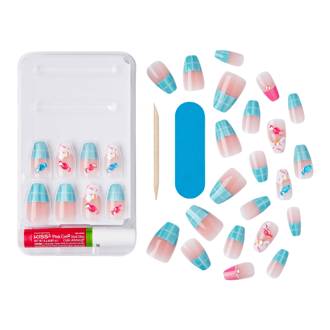 Straight Drippin Nail Drip Glue-On Nails Sweet Shop Collection - Kiss |  Ulta Beauty