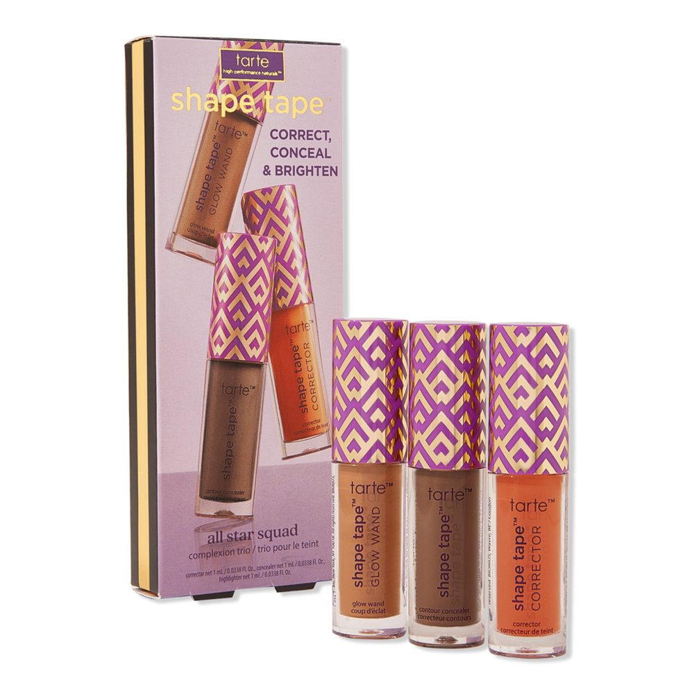 Tarte Shape Tape All Star Squad Complexion Trio - 57n Rich / Ablaze / Orange