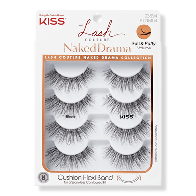 Kiss Lash Couture Naked Drama Fake Eyelashes Multipack, Blouse