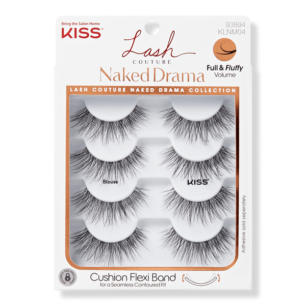 Kiss Lash Couture Naked Drama Fake Eyelashes Multipack, Blouse #1