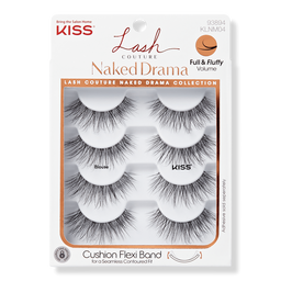 Kiss Lash Couture Naked Drama Fake Eyelashes Multipack, Blouse