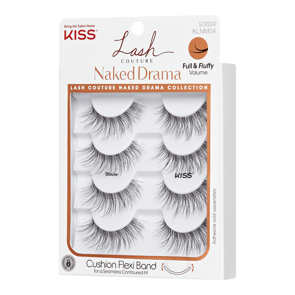 Kiss Lash Couture Naked Drama Fake Eyelashes Multipack, Blouse #6