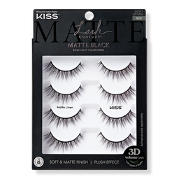 Kiss Lash Couture Matte Black Faux Mink Eyelashes Multipack