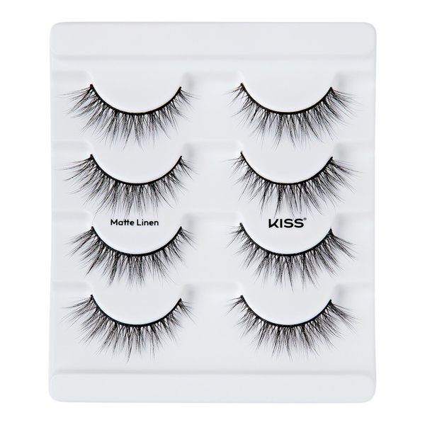 Kiss Lash Couture Matte Black Faux Mink Eyelashes Multipack #2