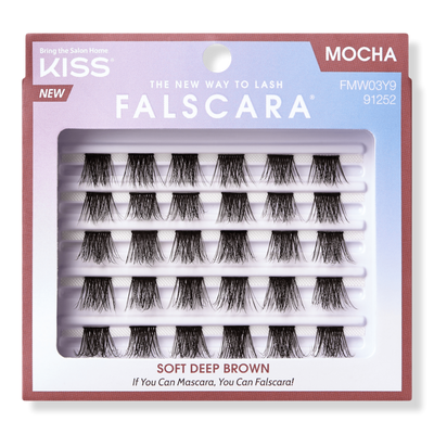 Kiss Falscara Multipack, Lash Clusters, Mocha Wisps