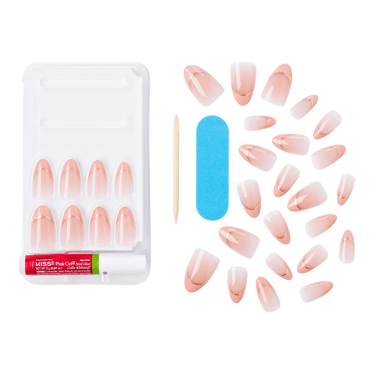 Voguish Fantasy Sculpted French Nails