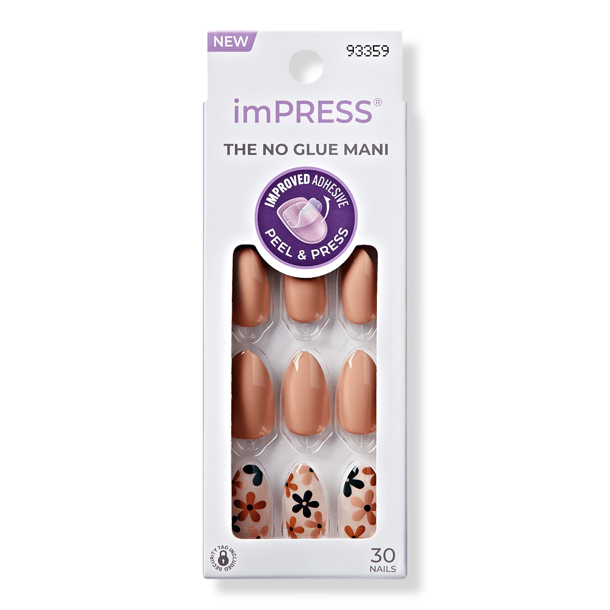 Kiss imPRESS Design Medium Press On Manicure Nails #1
