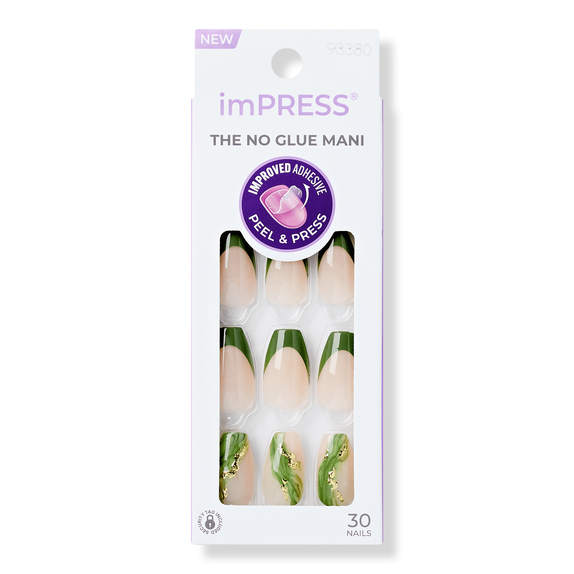 Kiss imPRESS Design Medium Press On Manicure Nails #1