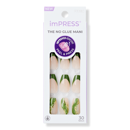 Kiss imPRESS Design Medium Press On Manicure Nails - Ballerina