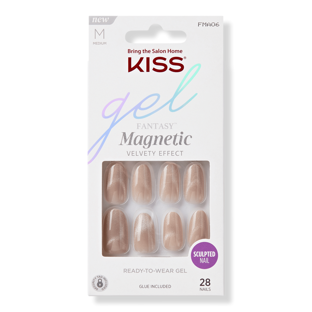 Kiss Gel Fantasy Magnetic Press-on Nails - Drama