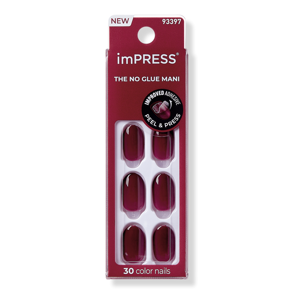 Kiss imPRESS Color Short Press-On Manicure Nails #1