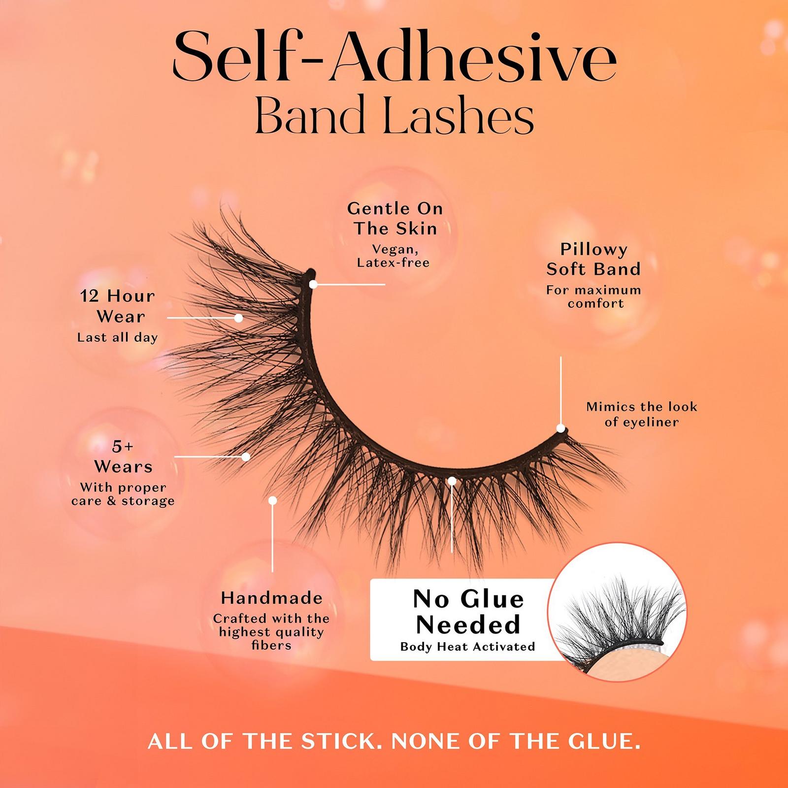 RuleBreaker Self-Adhesive 3D Faux Mink Lashes