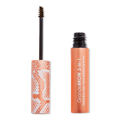 Grande Cosmetics Travel Size GrandeBROW 2-In-1 Tinted Brow Gel + Brow Enhancing Serum