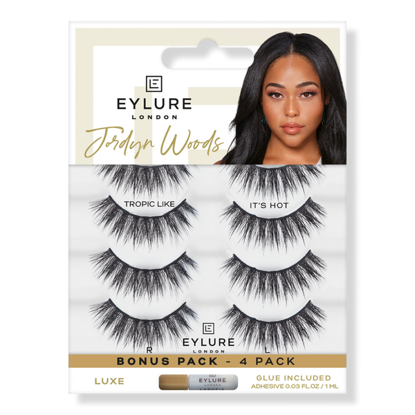 Eylure Jordyn Woods Tropic Like It's Hot Luxe Eyelashes Multipack #1