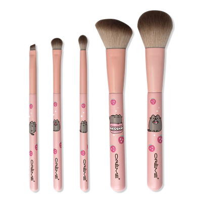 The Crème Shop Pusheen 5 Piece Makeup Brushes Sweet Strawberry