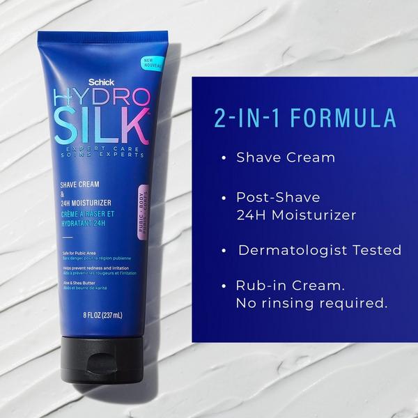 Schick Hydro Silk Shave Cream & 24 Hour Moisturizer #3