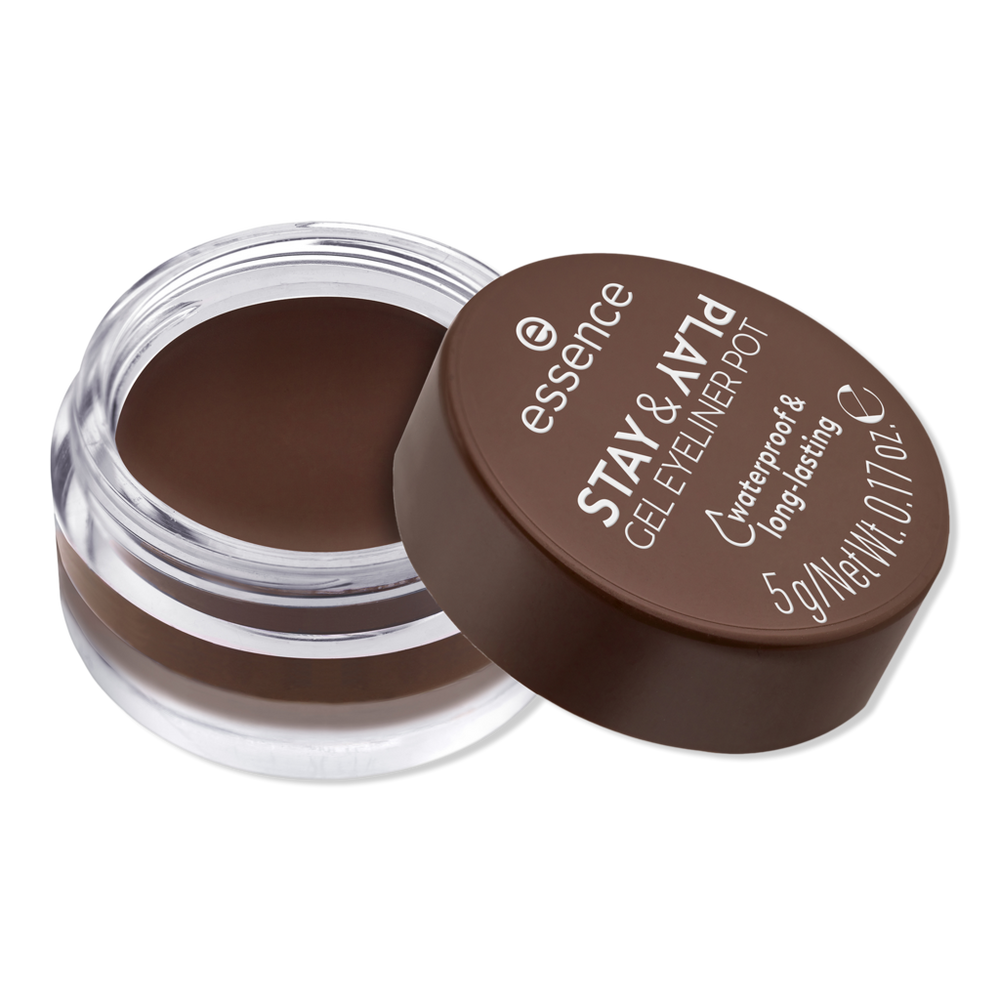 Essence Stay & Play Gel Eyeliner Pot - Brown 02
