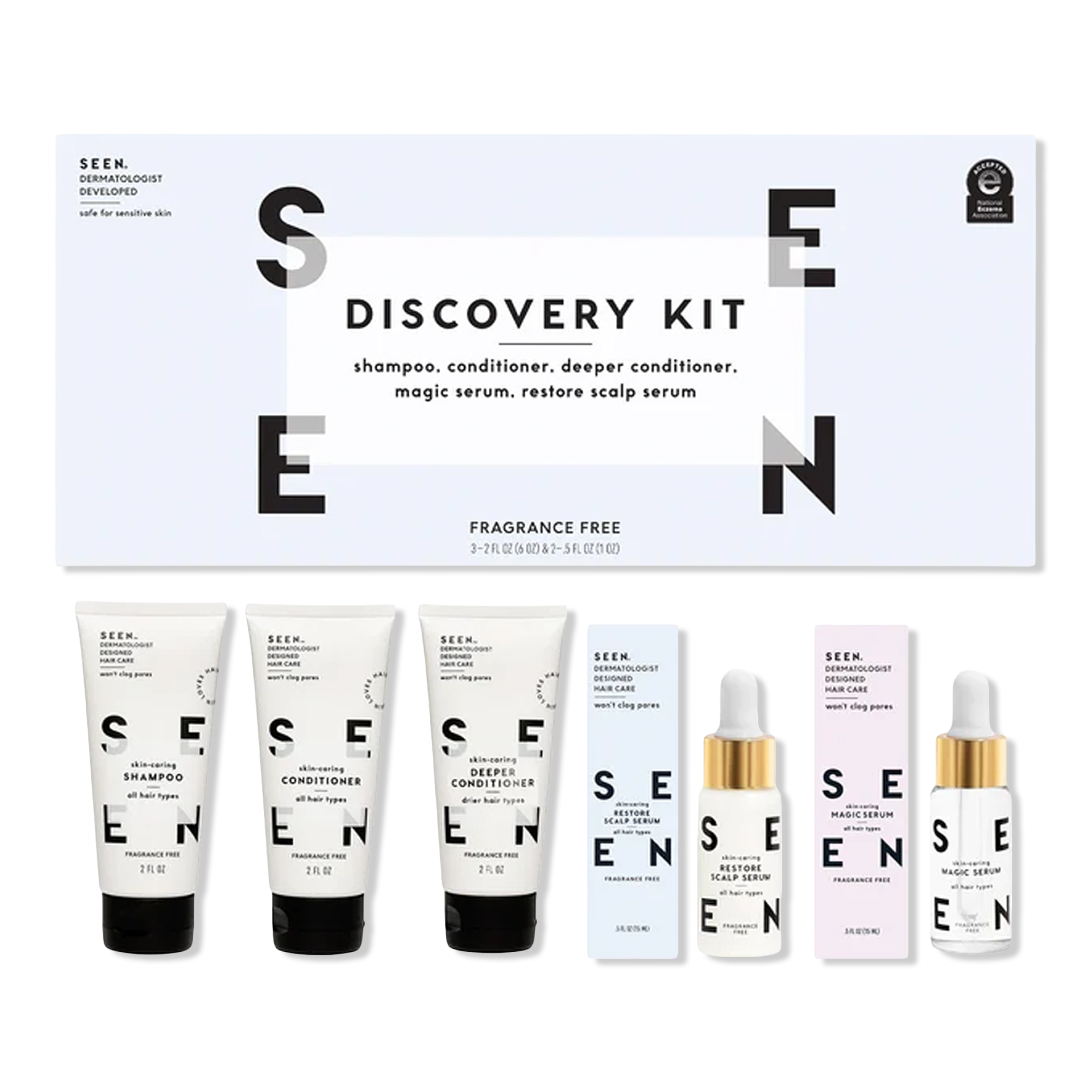 SEEN Discovery Kit, Fragrance Free #1