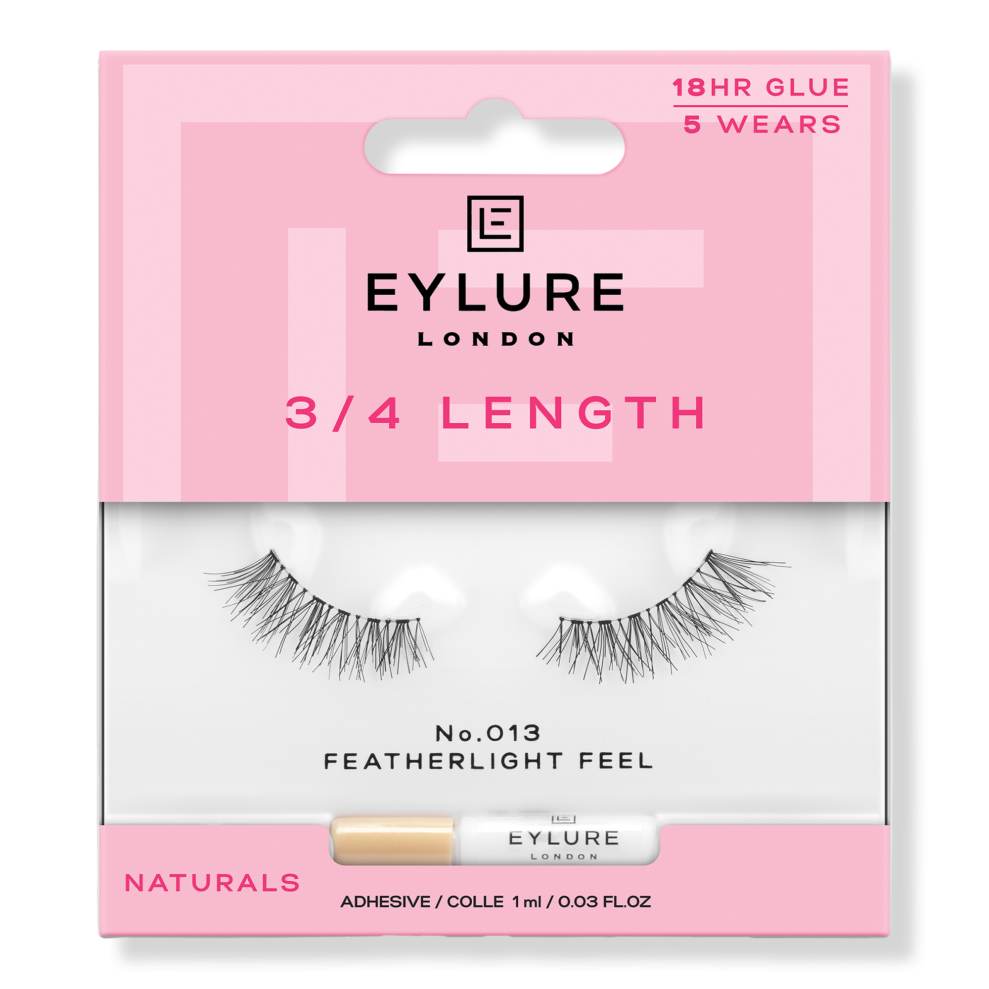 Eylure 3/4 Length Accent No. 013 Featherlight Feel Eyelashes #1