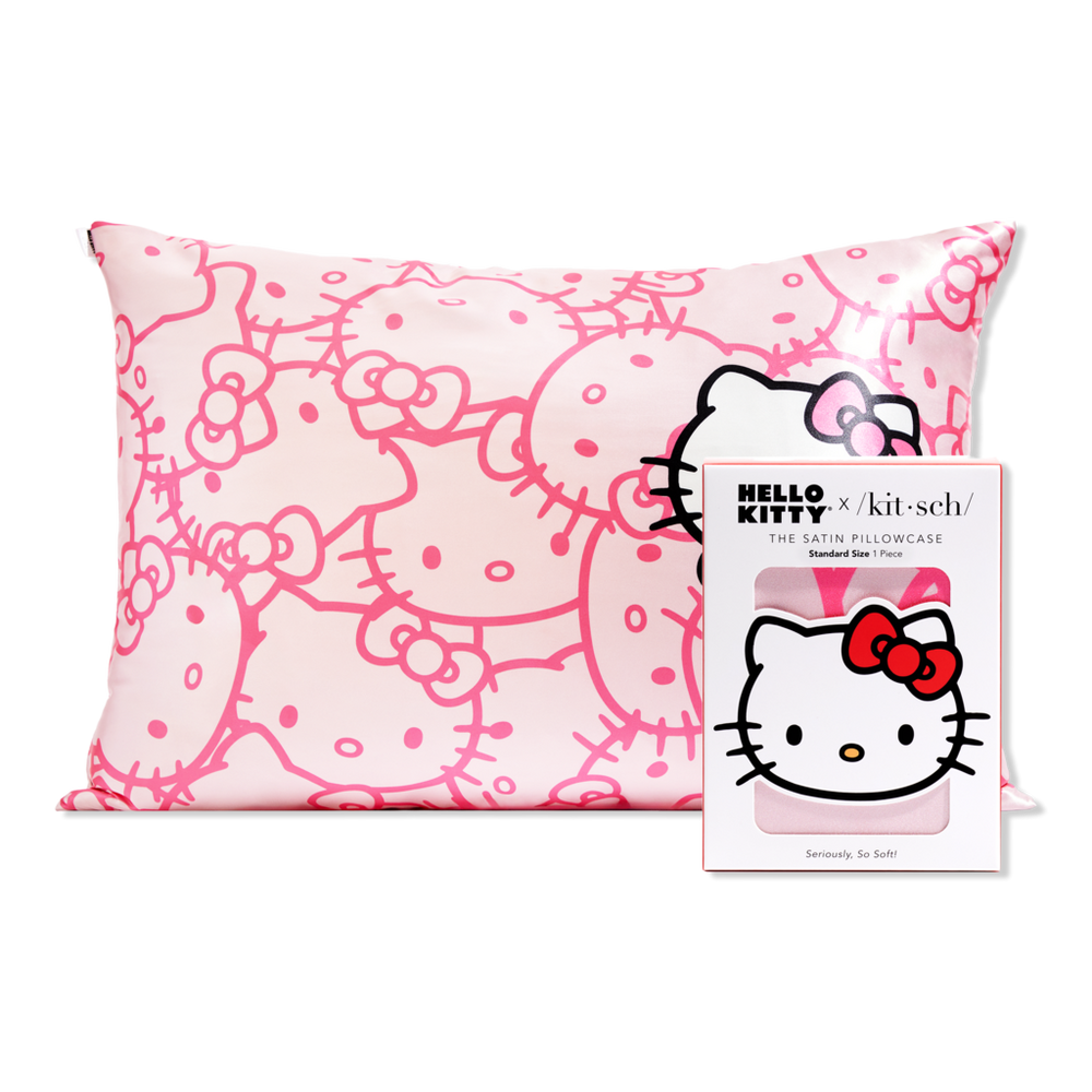 Kitsch Hello Kitty X  Standard Pillowcase - Pink Kitty Faces
