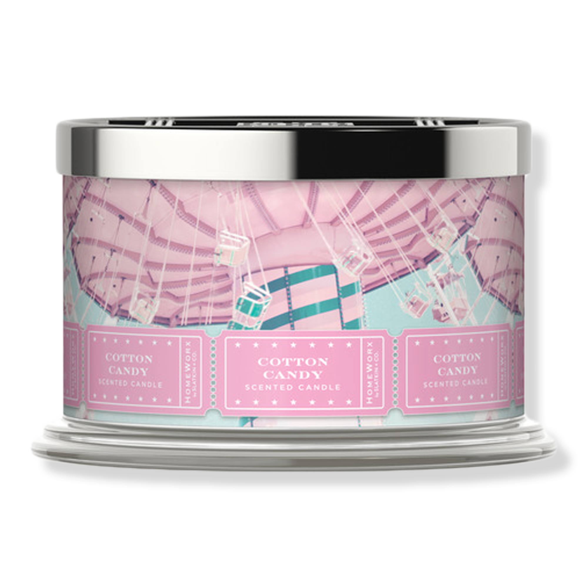 HomeWorx Cotton Candy 4-Wick Scented Candle #1