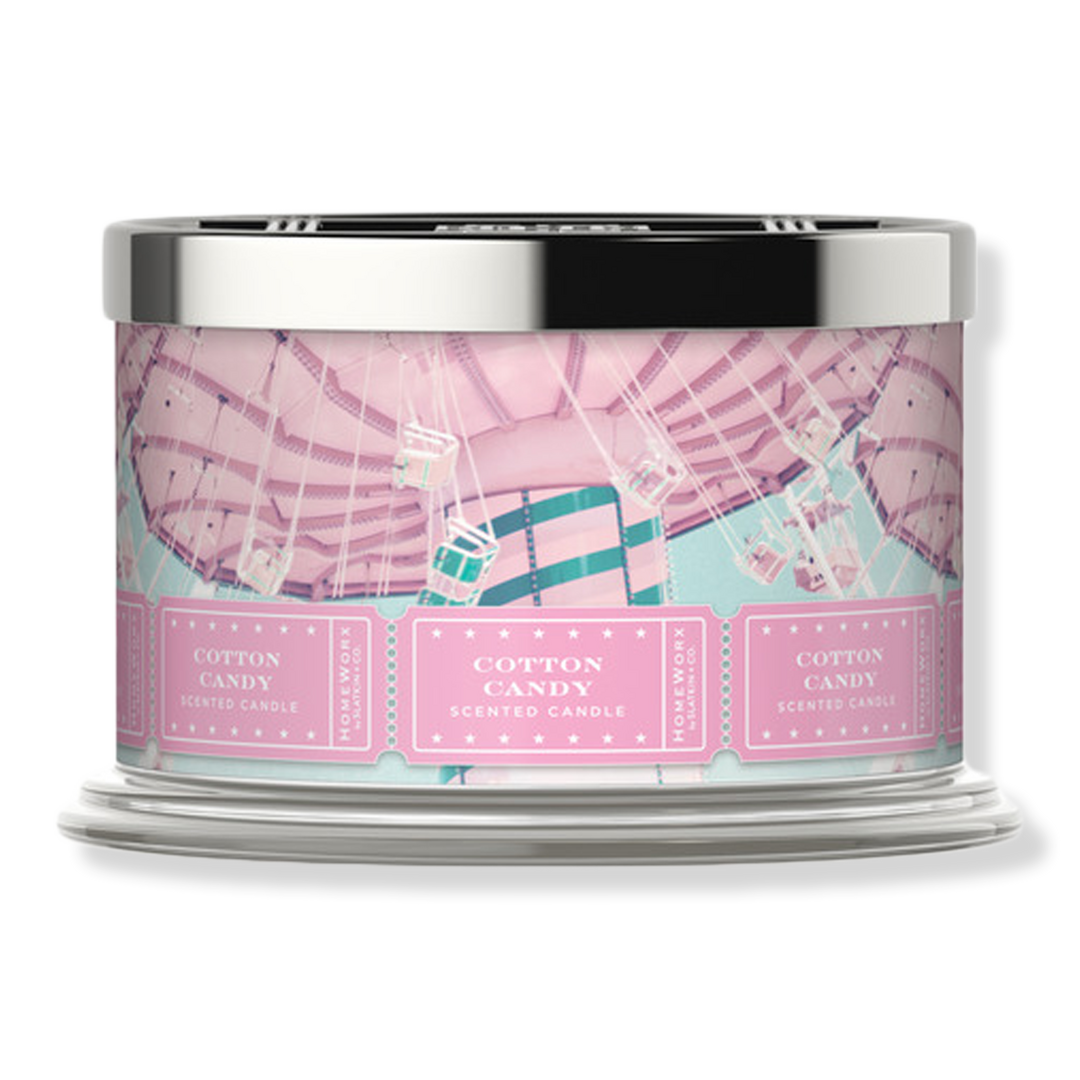 HomeWorx Cotton Candy 4-Wick Scented Candle #1