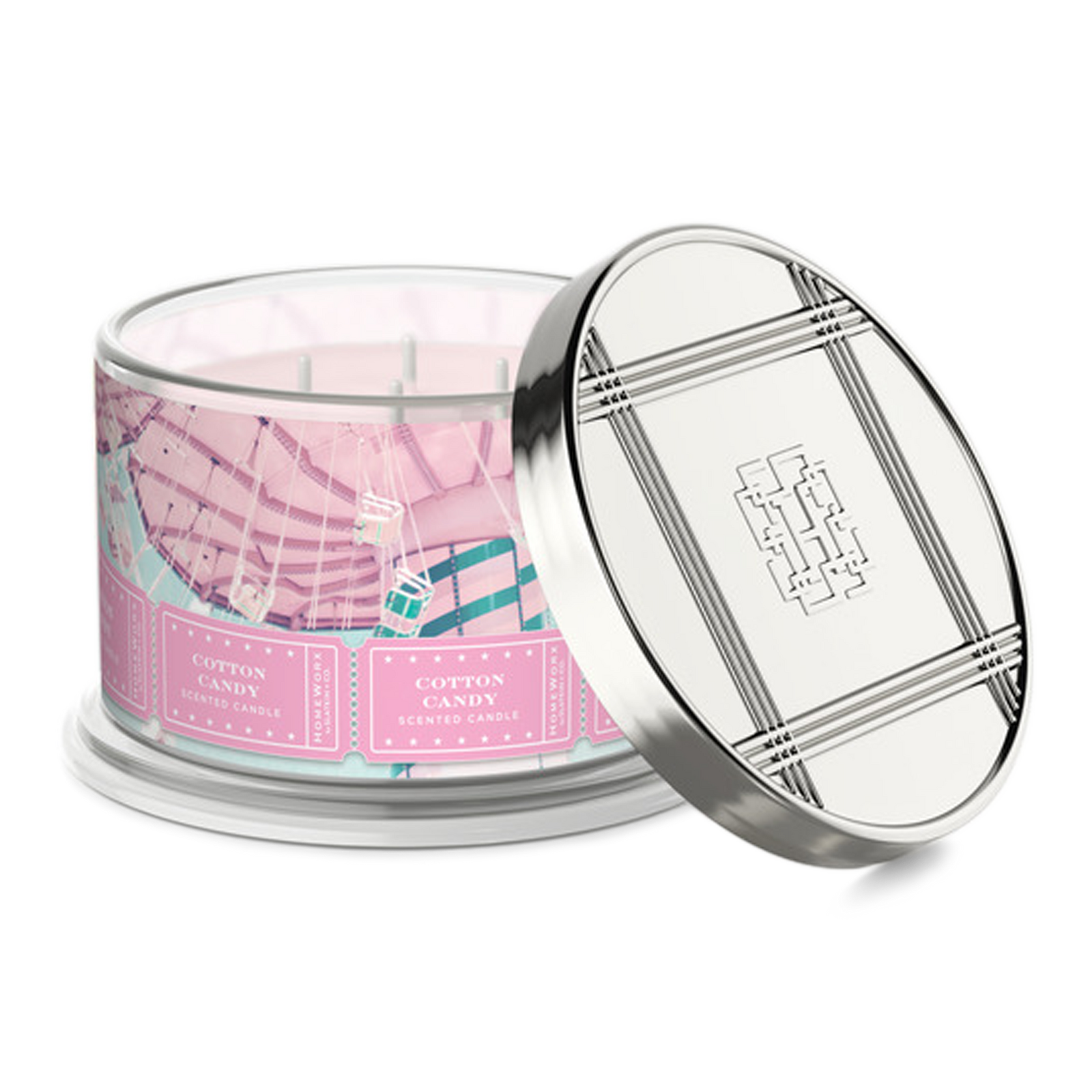 Cotton Candy 4-Wick Scented Candle