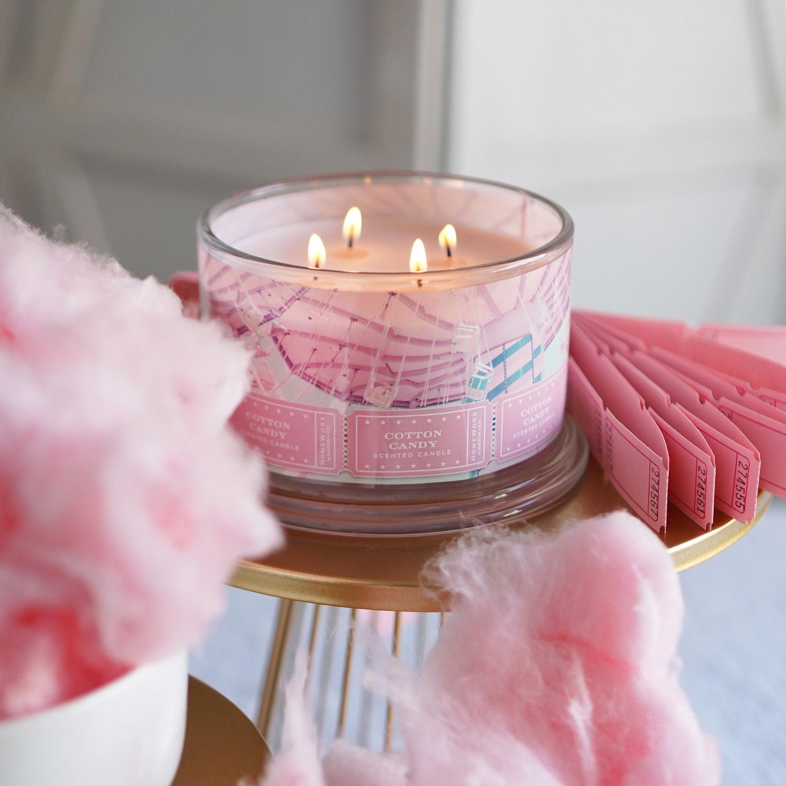 Cotton Candy 4-Wick Scented Candle