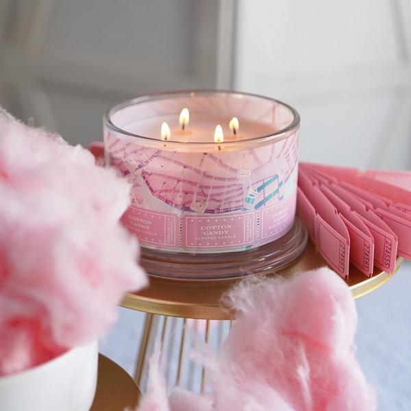 HomeWorx Cotton Candy 4-Wick Scented Candle #3