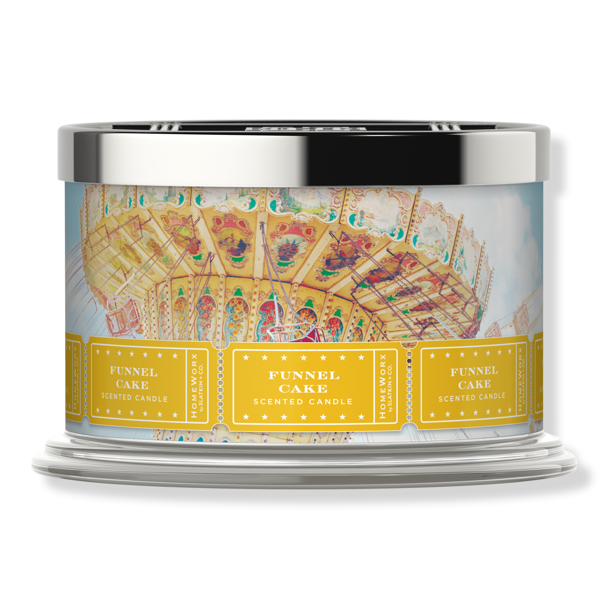 HomeWorx Funnel Cake 4-Wick Scented Candle #1