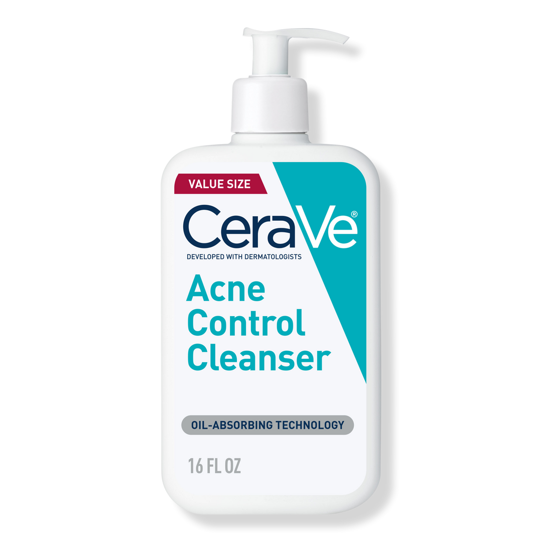 CeraVe Acne Control Cleanser for Face with 2% Salicylic Acid & Purifying Clay for Oily Skin #1